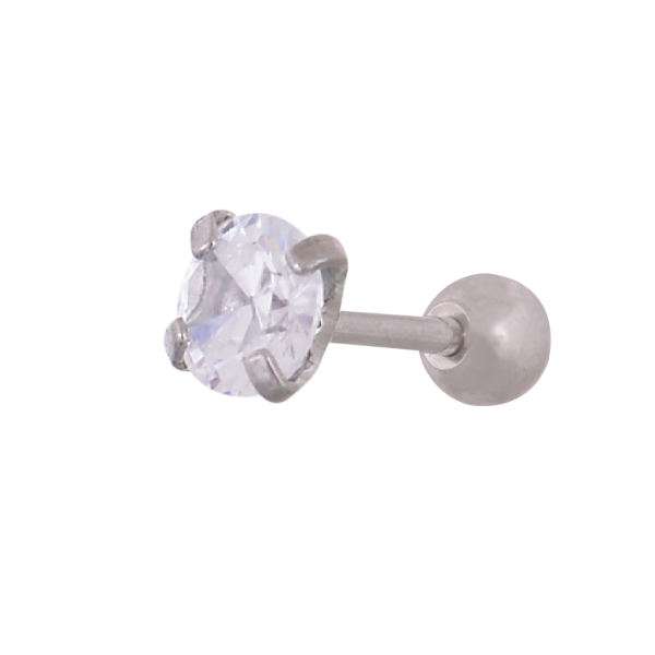 پیرسینگ گوش زنانه مدل نگین دار کد 01