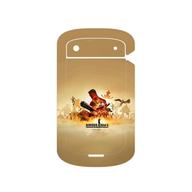 برچسب پوششی ماهوت مدل Serious Sam Game Series مناسب برای گوشی موبایل بلک بری Bold Touch 9900
