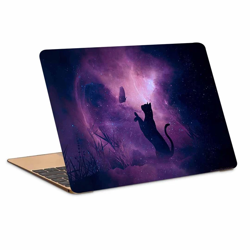 استیکر لپ تاپ طرح cat eyes glance کد N-84 مناسب برای لپ تاپ 15.6 اینچ