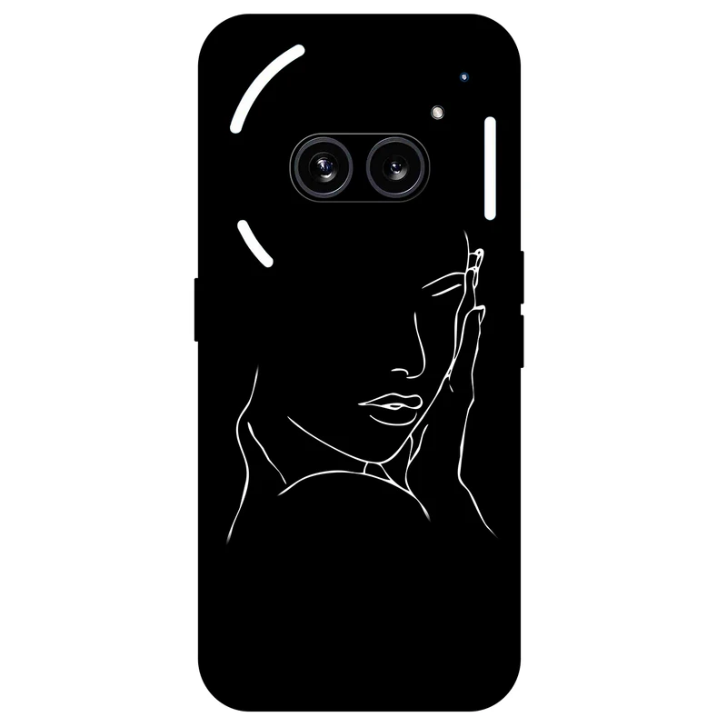 کاور مگافون طرح دخترانه مدل 8153 مناسب برای گوشی موبایل ناتینگ Phone 2a Plus
