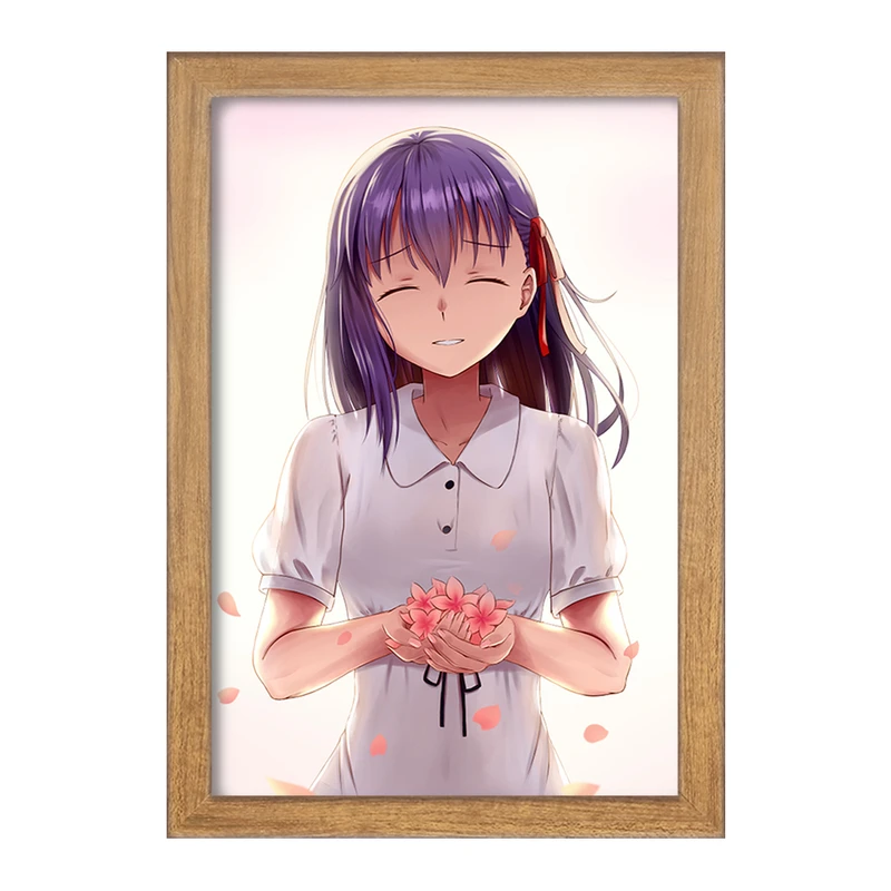 تابلو خندالو مدل ساکورا انیمه فیت استی نایت Fate Stay Night  کد 22808