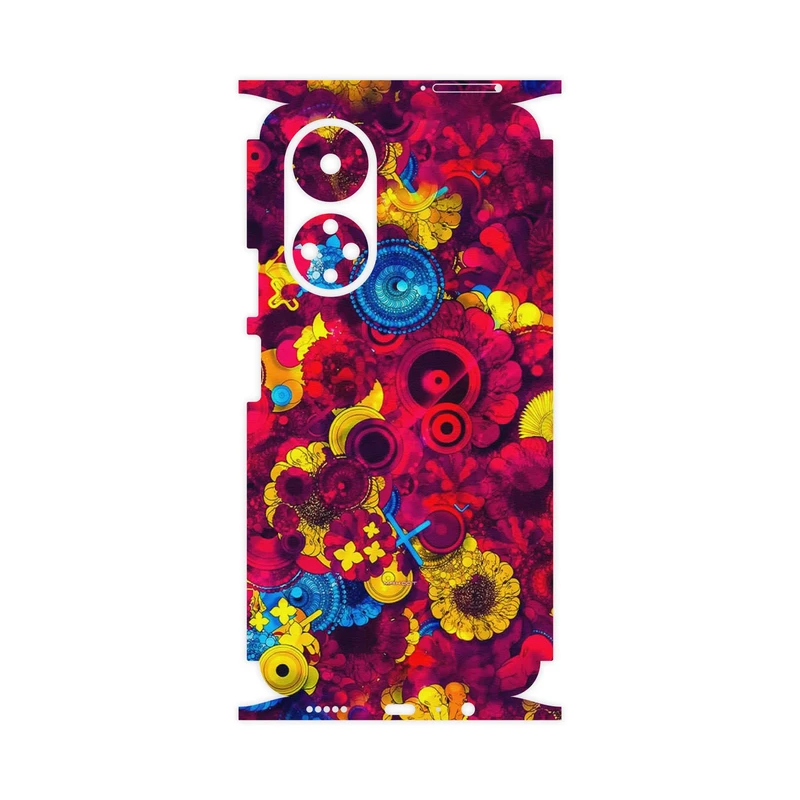 برچسب پوششی ماهوت مدل Vector Flower Garden Digital Art-FullSkin مناسب برای گوشی موبایل آنر X7