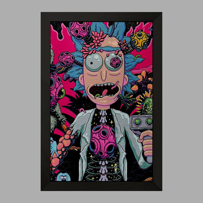 تابلو خندالو مدل ریک و مورتی Rick and Morty  کد 3213