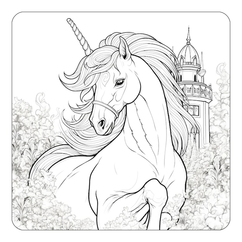 مگنت کاکتی طرح اسب تک شاخ و یونیکورن مدل mp30314