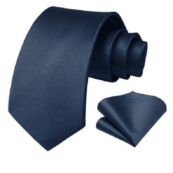ست کراوات و دستمال جیب مردانه مدل TVF کد 10