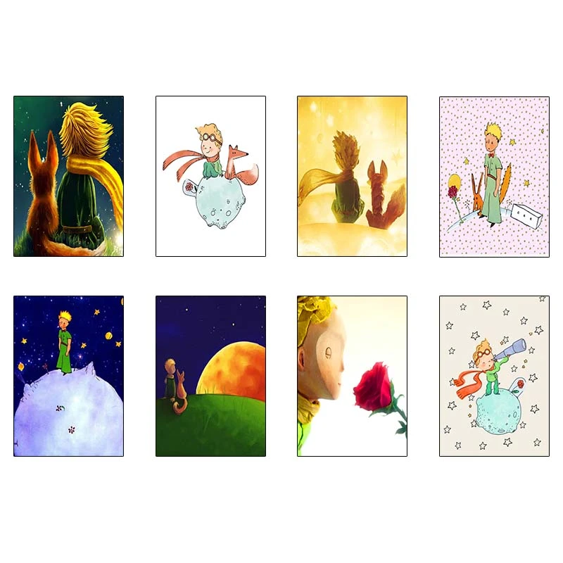 پوستر کارنيکا طرح شازده کوچولو The Little Prince کد 83585 مجموعه 8 عددی