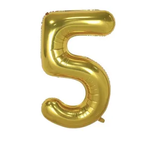 بادکنک فویلی مدل عدد 5