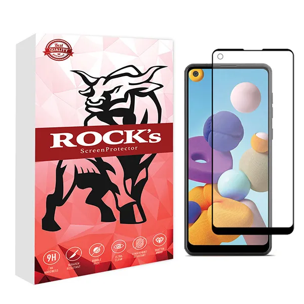 محافظ صفحه نمایش سرامیکی مات راکز مدل CRM مناسب برای گوشی موبایل سامسونگ Galaxy A21/A21s