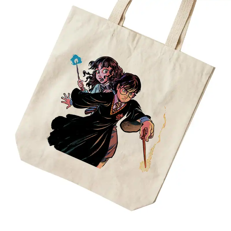 ساک خرید ترمه طراحان ایده مدل هری پاتر و هرماینی کد cfp1583 - S