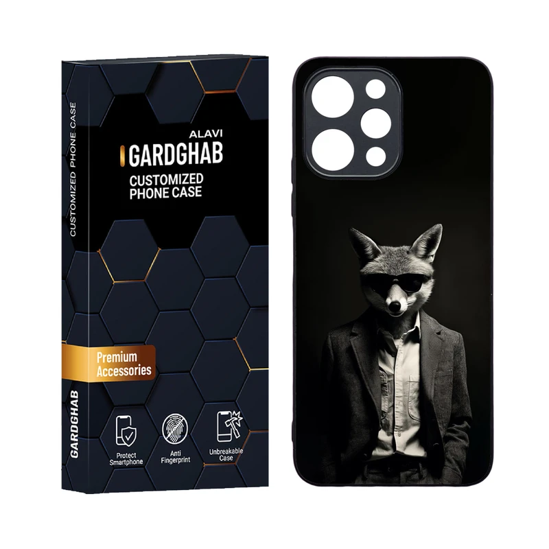 کاور گارد قاب علوی مدل دورژله ای کارتنی و انیمه مناسب برای گوشی موبایل شیائومی Poco M6 pro 5G