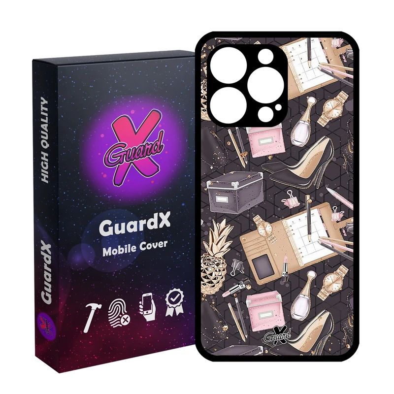 کاور گارد ایکس طرح دخترانه مدل Glass10310 مناسب برای گوشی موبایل اپل iPhone 13 Pro