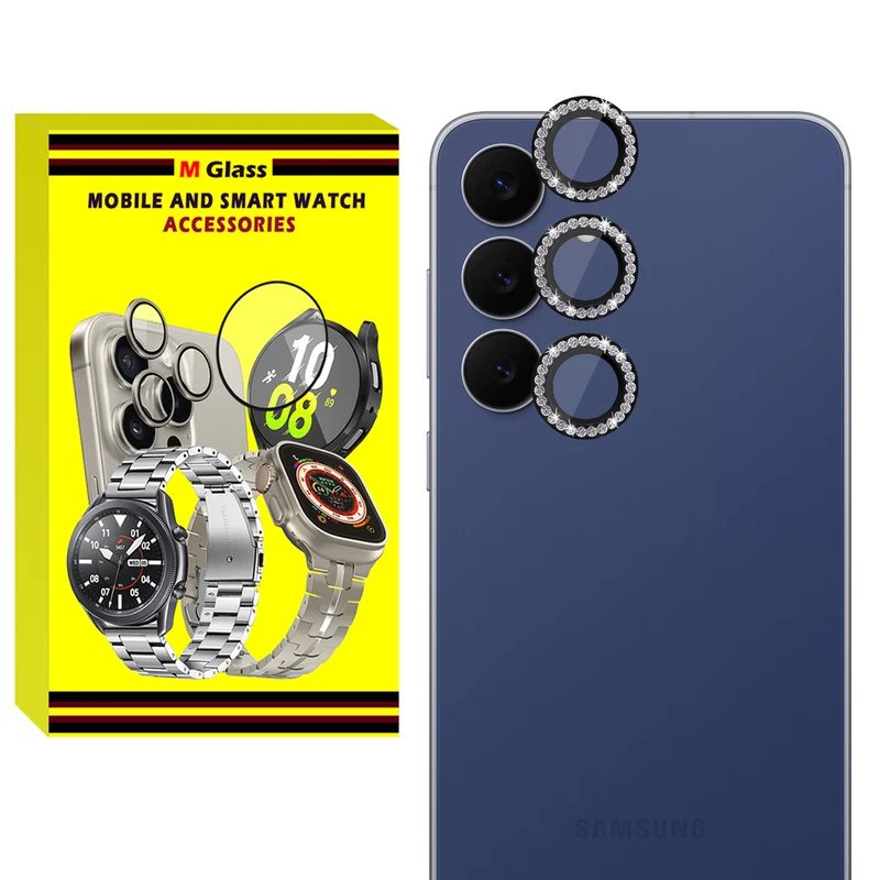 محافظ لنز دوربین فلزی ام‌گلس مدل RNG Diamond MG مناسب برای گوشی موبایل سامسونگ Galaxy A14