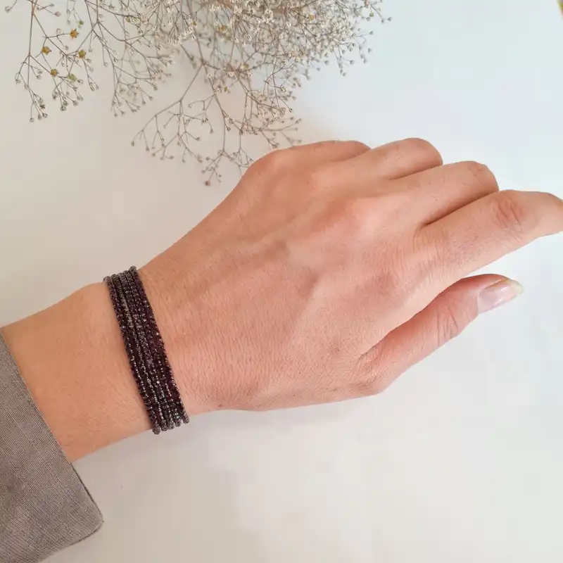 دستبند زنانه مدل کشی رنگی رنگی