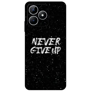 Megafone Never give up 1871 Cover For Realme Note 50