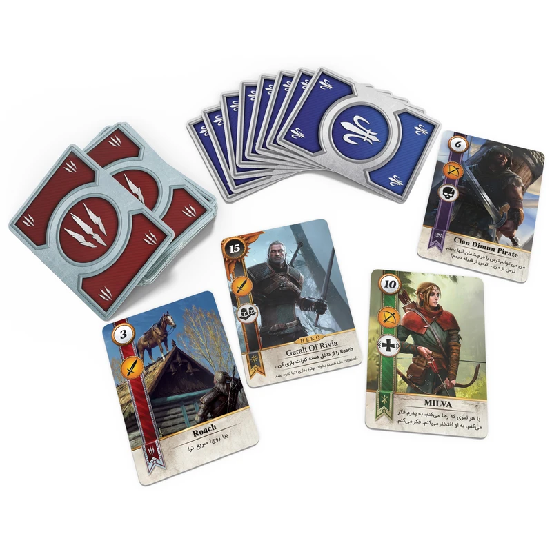 عکس شماره 4 : بازی فکری مانترا مدل ویچر گوئنت witcher gwent مناسب برای سن ۱۲ سال به بالا