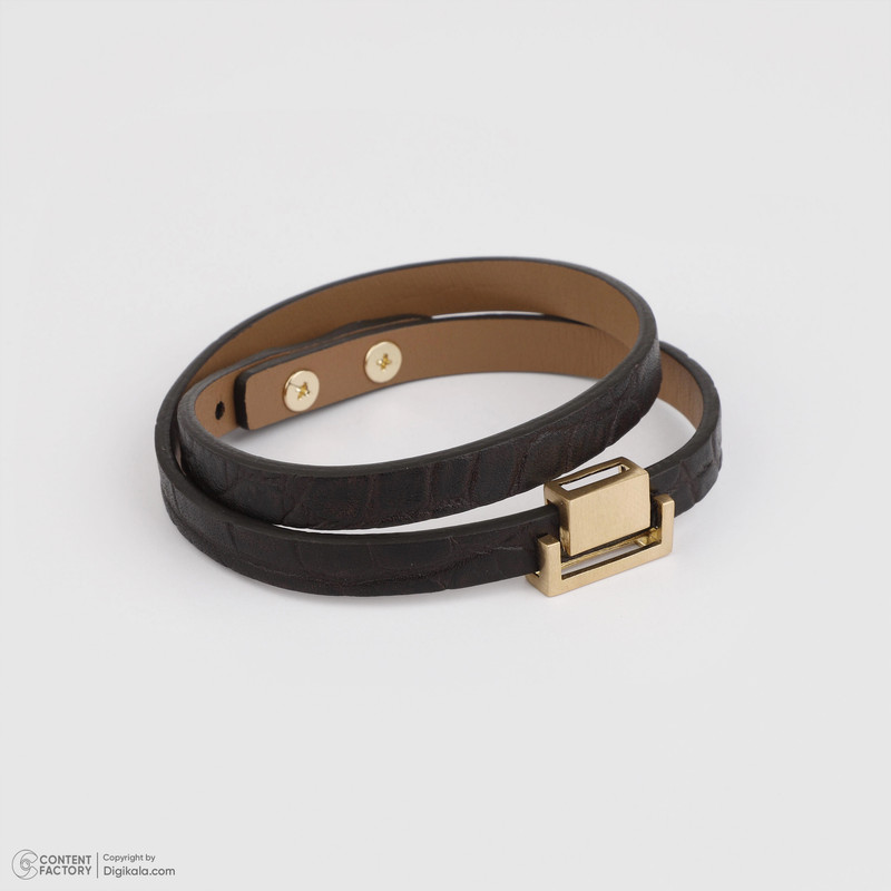 دستبند طلا 18 عیار مردانه تاج مدل G283