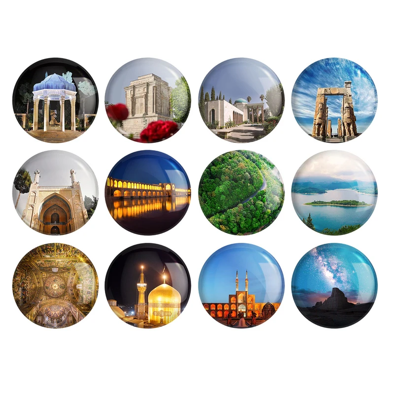 پیکسل ترمه طراحان ایده مدل اماکن ایرانی 1 مجموعه 12 عددی