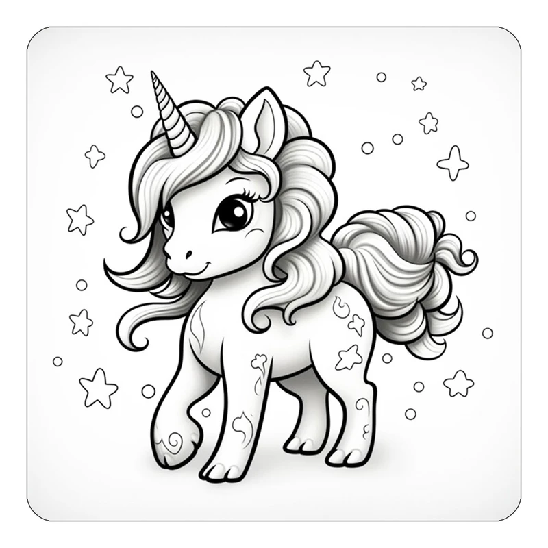 مگنت کاکتی طرح اسب تک شاخ و یونیکورن مدل mp30426