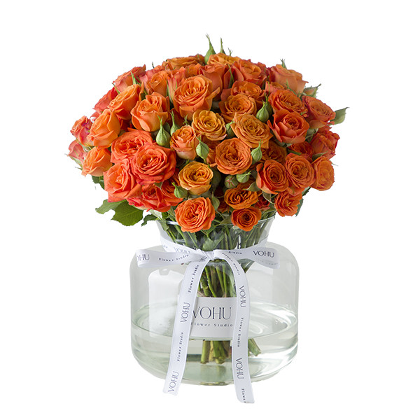 دسته گل رز طبیعی وهو مدل مینیاتوری کد VJ100