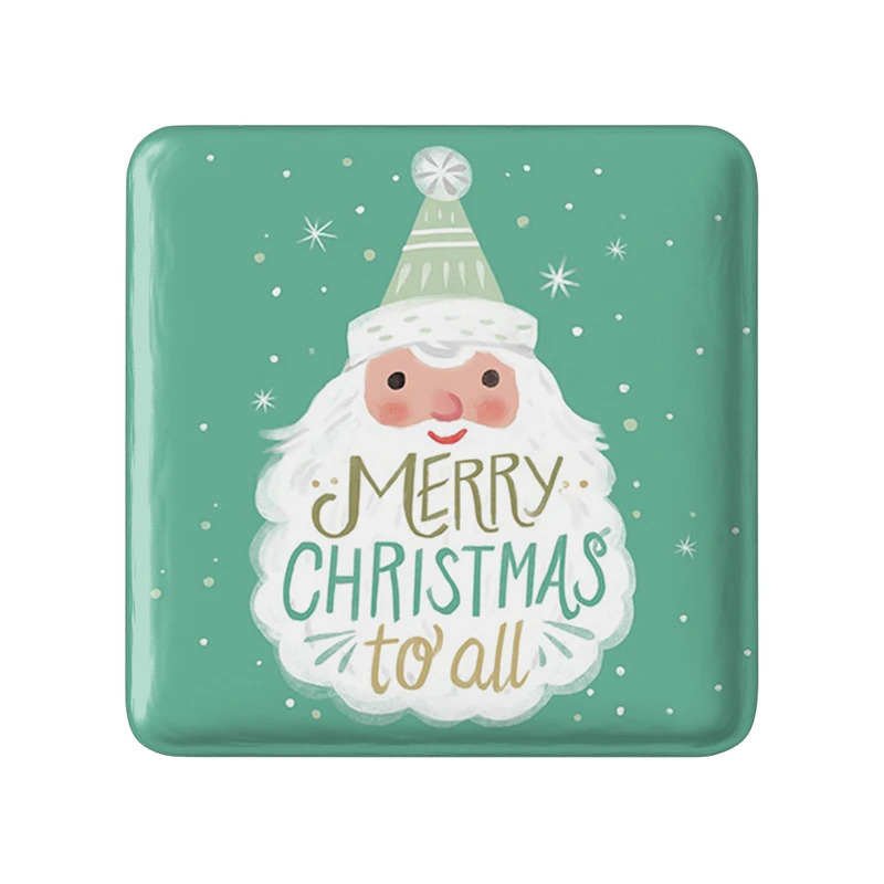 مگنت خندالو طرح کریسمس Christmas  مدل مربعی کد 22135