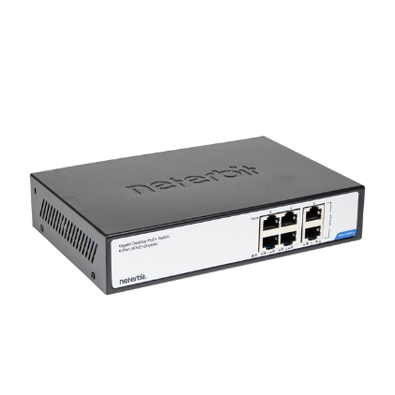 سوییچ 6 پورت نتربیت مدل NGS-F1006P-C