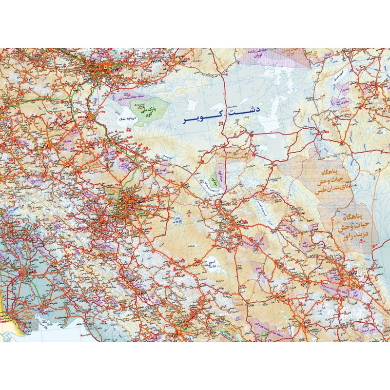 نقشه گیتاشناسی مدل راهنمای گردشگری ایران کد 600