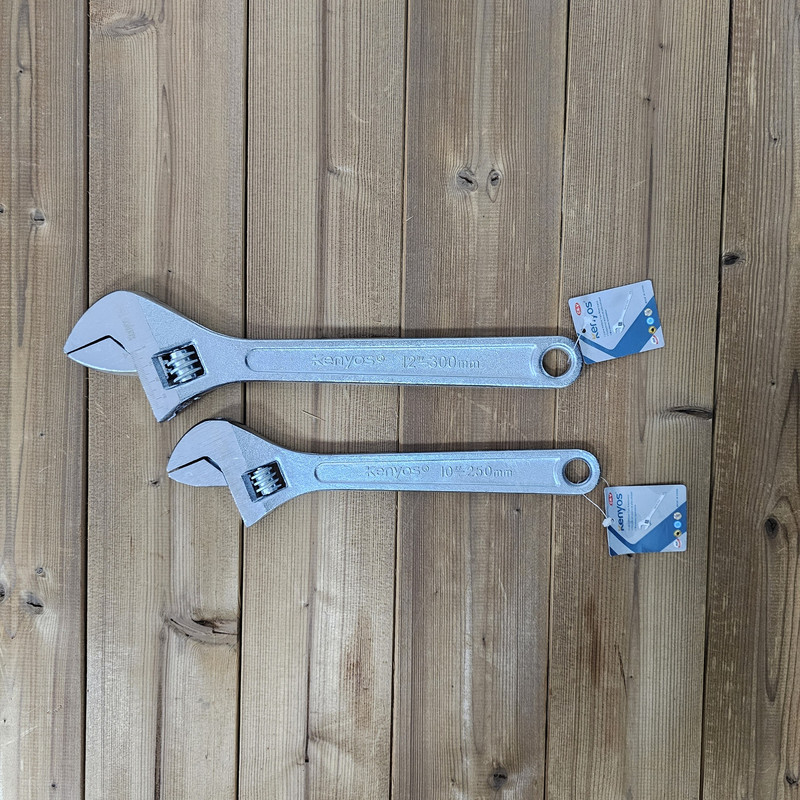 آچار فرانسه کنیوس کد 2 سایز 10-12 اینچ مجموعه 2 عددی