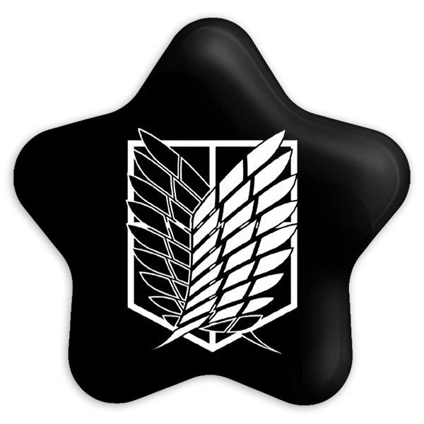 پیکسل خندالو طرح انیمه اتک آن تایتان مدل ستاره ای کد 4851