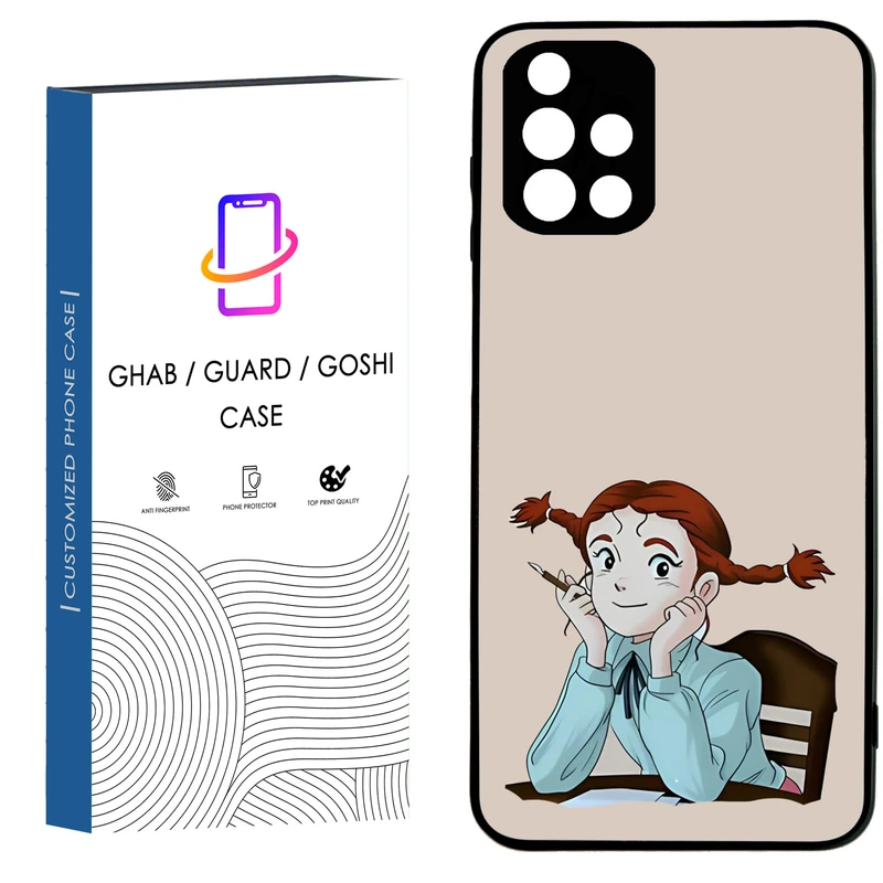 کاور قاب گارد گوشی طرح دخترانه کد 34 - tpu مناسب برای گوشی موبایل سامسونگ Galaxy A51