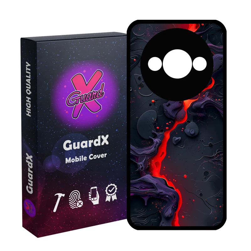 کاور گارد ایکس طرح مذاب مدل Glass10820 مناسب برای گوشی موبایل شیائومی Redmi A3 4G/ A3X 4G/ Poco C61