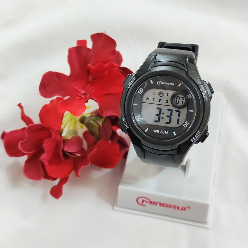 ساعت مچی دیجیتال دخترانه مینگ روی مدل Mi1