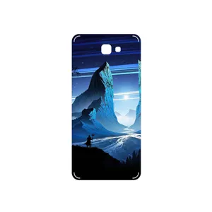 MAHOOT Blue Mountains Digital Art Cover Sticker for Samsung Galaxy J7 Prime