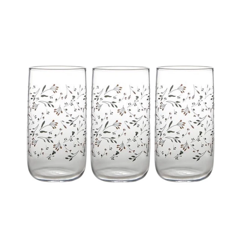 لیوان انگلیش هوم مدل Flower 365ML بسته 3 عددی