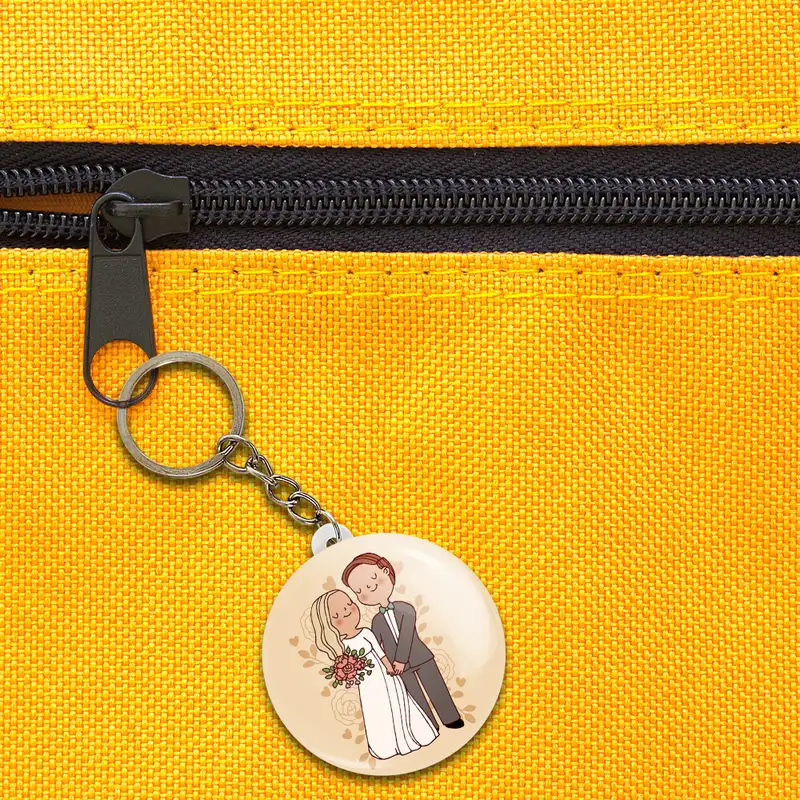 جاکلیدی خندالو مدل عروس و داماد کد 29622