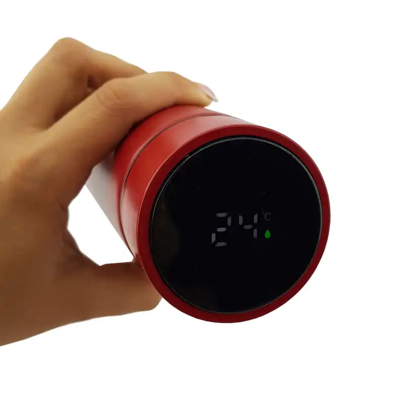 فلاسک یونیک مدل هوشمند دماسنج دار کد 07 گنجایش 0.5 لیتر