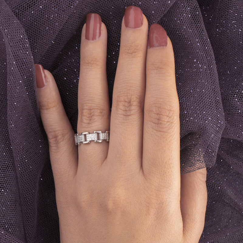 انگشتر نقره زنانه آمیتیس مدل AMT-R157