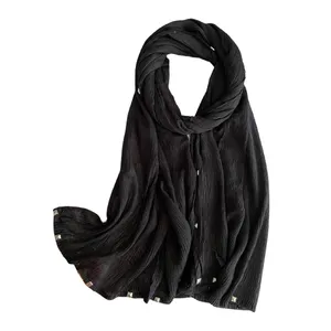 شال زنانه مدل پلیسه نخی پانچی