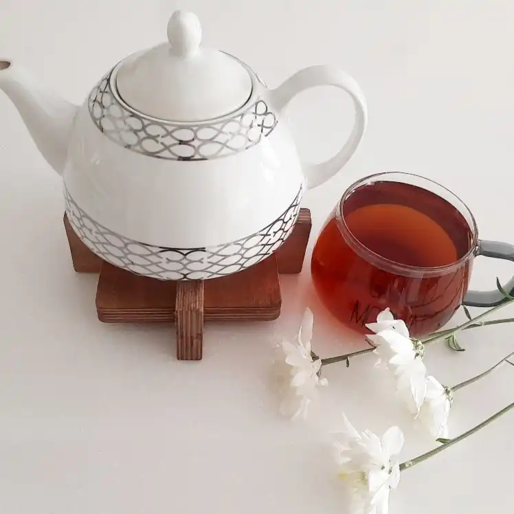 وارمر قوری مدل چوبی طرح هانل هوم کد 00