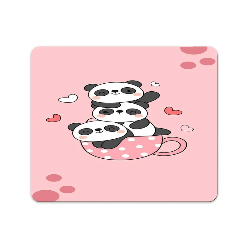 ماوس پد پاد آفرین مدل فانتزی طرح پاندا کیوت وبامزه کد p13 سایز 24*19 سانتی متر