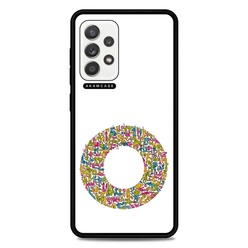 کاور آکام مدل AMC-WSGA52-ALPHADOODLEBET-15 مناسب برای گوشی موبایل سامسونگ Galaxy A52