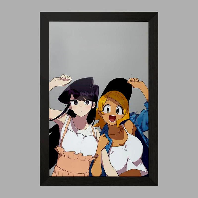 تابلو خندالو مدل مانباگی انیمه کومی سان  کد 16089