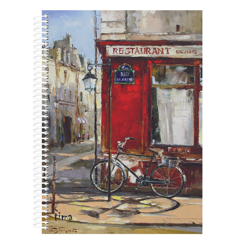 دفتر زبان 50 برگ تیما مدل STREET