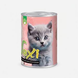 کنسرو گربه وکسی مدل پته طعم مرغ و شیر خشک وزن 400 گرم