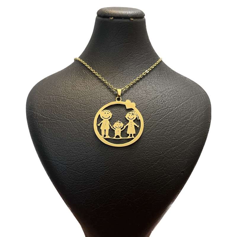 گردنبند مدل خانواده سه نفره