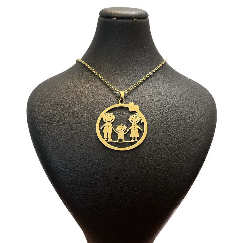 گردنبند مدل خانواده سه نفره