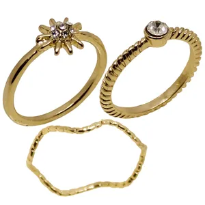 بند انگشتی زنانه کد 1074 مجموعه 3 عددی