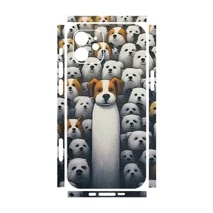 Remax cover sticker Leth model dog design suitable for Apple iPhone 12 mobile phone