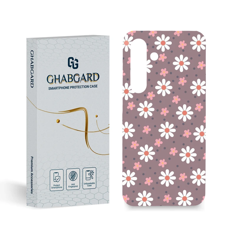 کاور قاب گارد مدل گل مناسب برای گوشی موبایل سامسونگ Galaxy S24