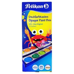 آبرنگ 12 رنگ پلیکان مدل K12 کد 5023