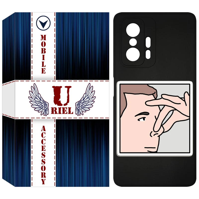 کاور یوریل مدل KSH کد 87 طرح دماغ مناسب برای گوشی موبایل شیائومی 11T / 11T Pro